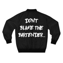 Load image into Gallery viewer, Black D.B.T.B Bomber Jacket