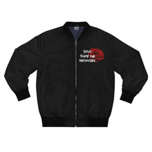 Load image into Gallery viewer, Black D.B.T.B Bomber Jacket