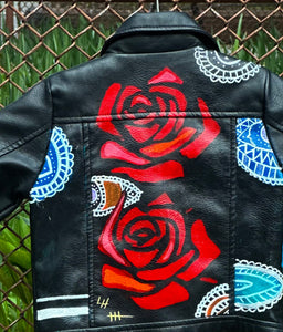 Rose Mandala Baby Motor Jacket