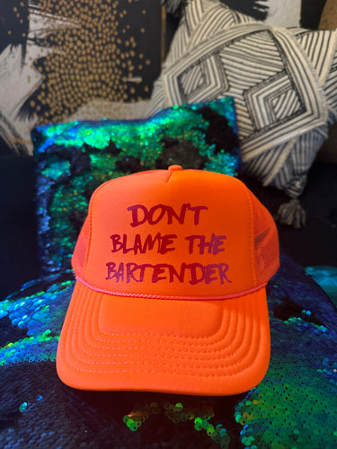 Blood NEON Orange Margarita Trucker