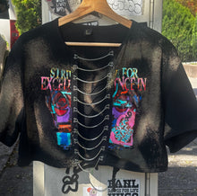 Load image into Gallery viewer, #3 Sexy Hand painted crop top w/ chains