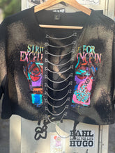 Load image into Gallery viewer, #3 Sexy Hand painted crop top w/ chains