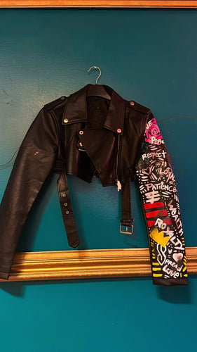 Graffiti Moto Jacket