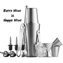 Load image into Gallery viewer, Bar Tools Set (14 piece) Stainless Steel Bartender Kit