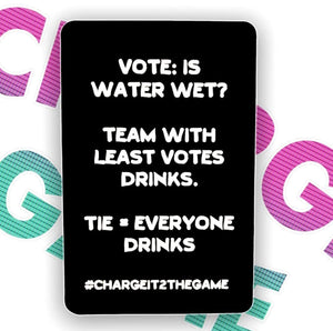 Charge it to the Game Drinking cards