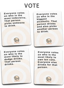 Drinking card game